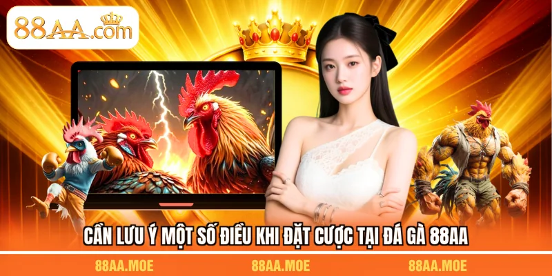 Cần lưu ý một số điều khi đặt cược tại đá gà 88AA